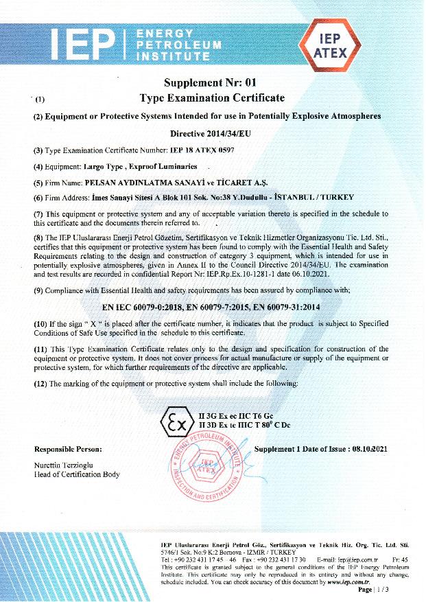 Atex – Ex-Proof Largo Waterproof Luminaires