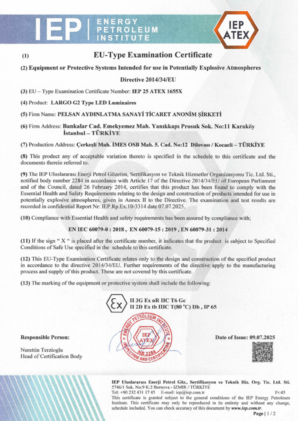 Atex - Largo G2 Ex-Proof Armatür